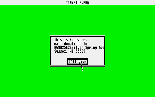 Tiny Stuff atari screenshot